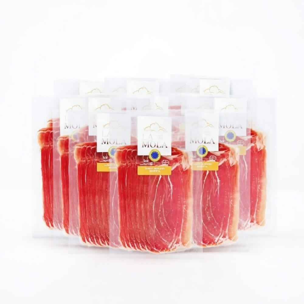 Španski pršut rezani Jamones Reserva 100g - Paket 12 kosov